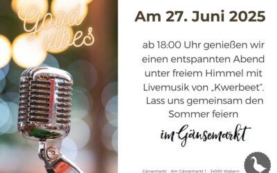 Livemusik im Gänsemarkt