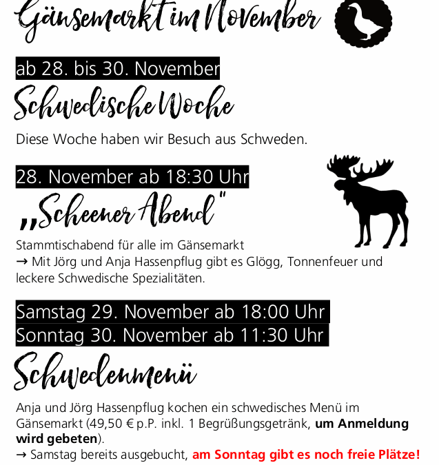Scheener Abend auf Schwedisch
