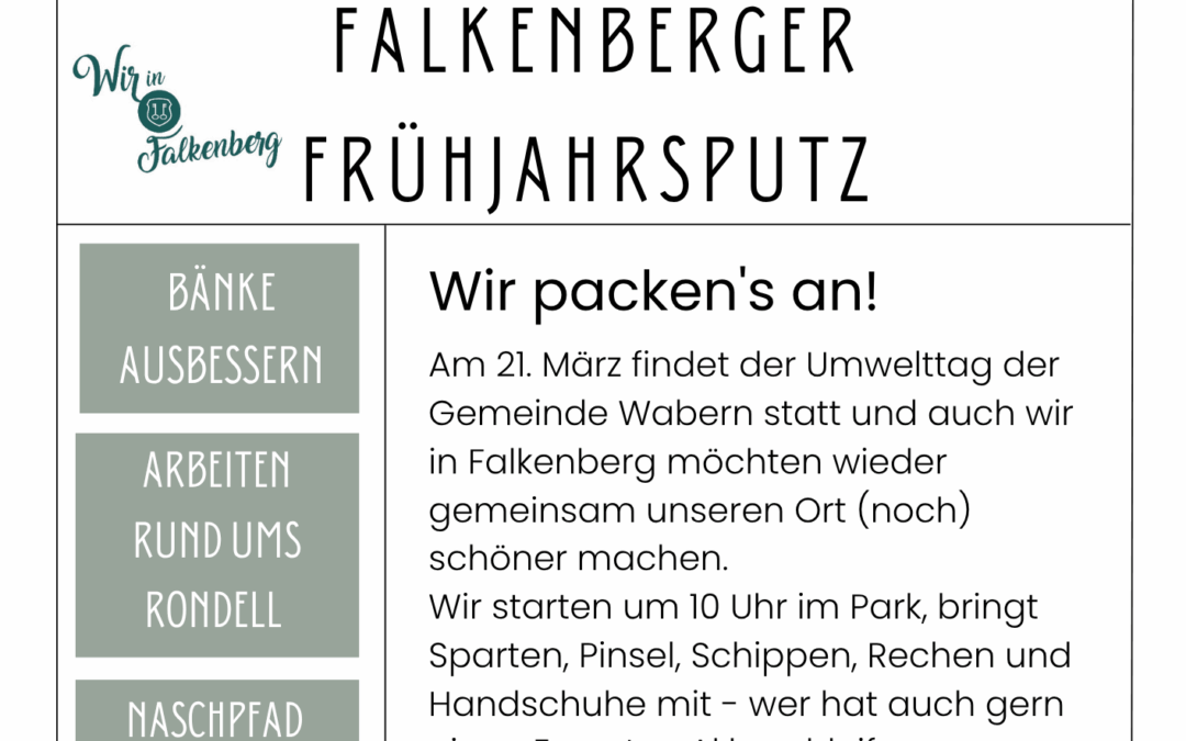 Umwelttag am 21.03.2026