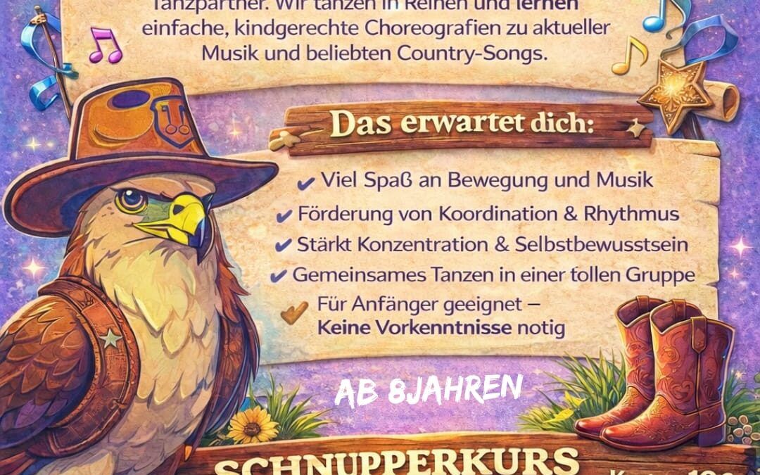 Neuer Kurs für Line Dance Kids