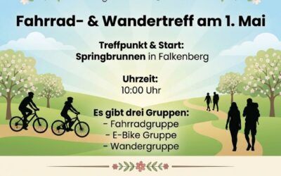 Einladung Fahrrad- und Wandertreff am 01. Mai