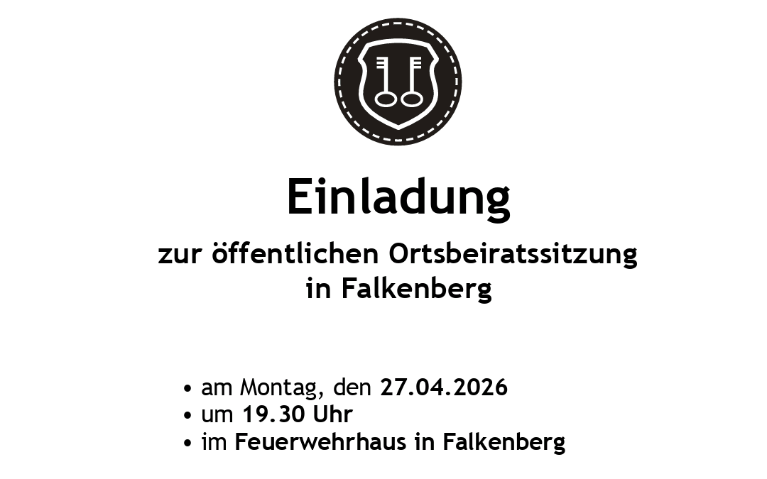 Ortsbeiratssitzung 27.04.2026