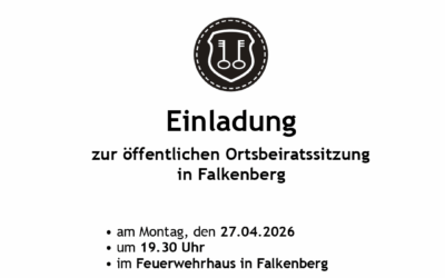 Ortsbeiratssitzung 27.04.2026